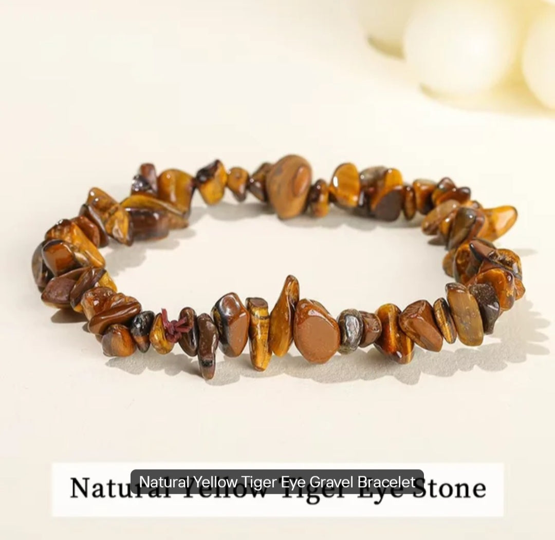 Natural stone chips crystal bracelets
