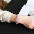 Natural stone chips crystal bracelets