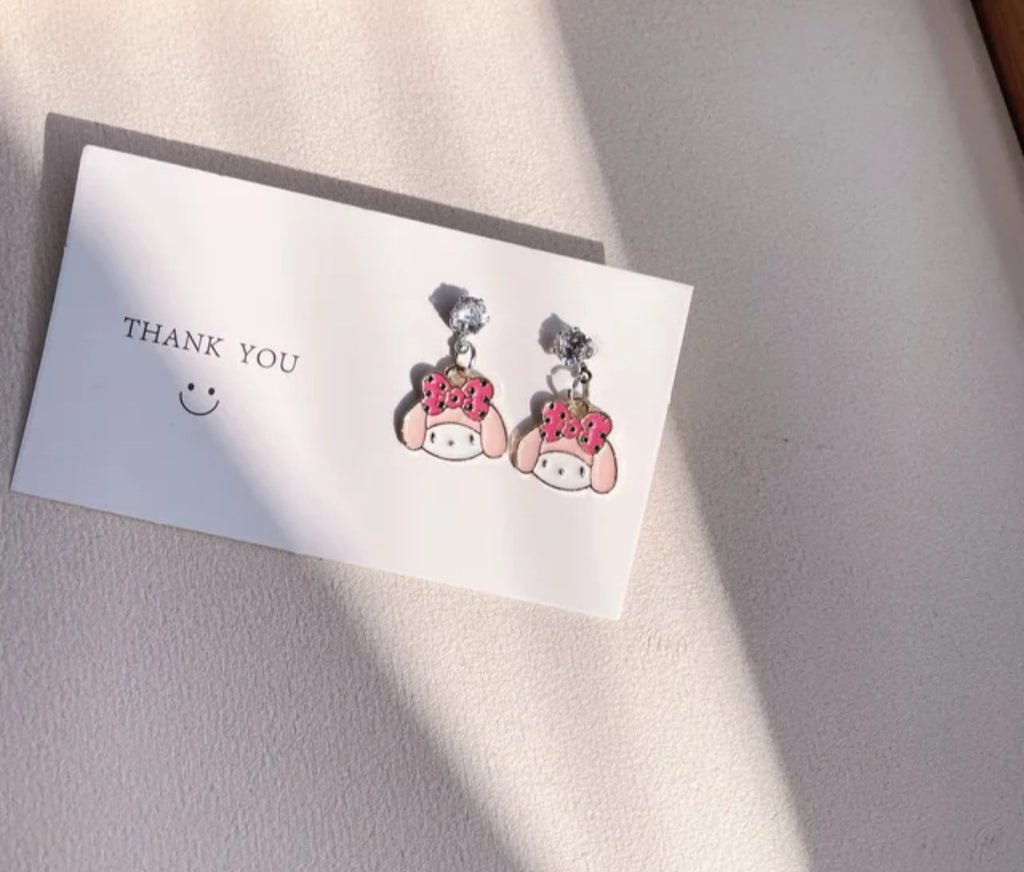 Cute hello kitty earrings