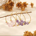 Boho Crystal and Rhinestone drop earrings