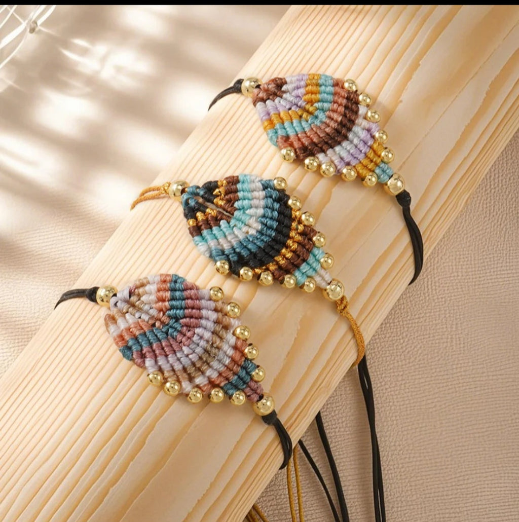 Boho macrame handmade bracelet