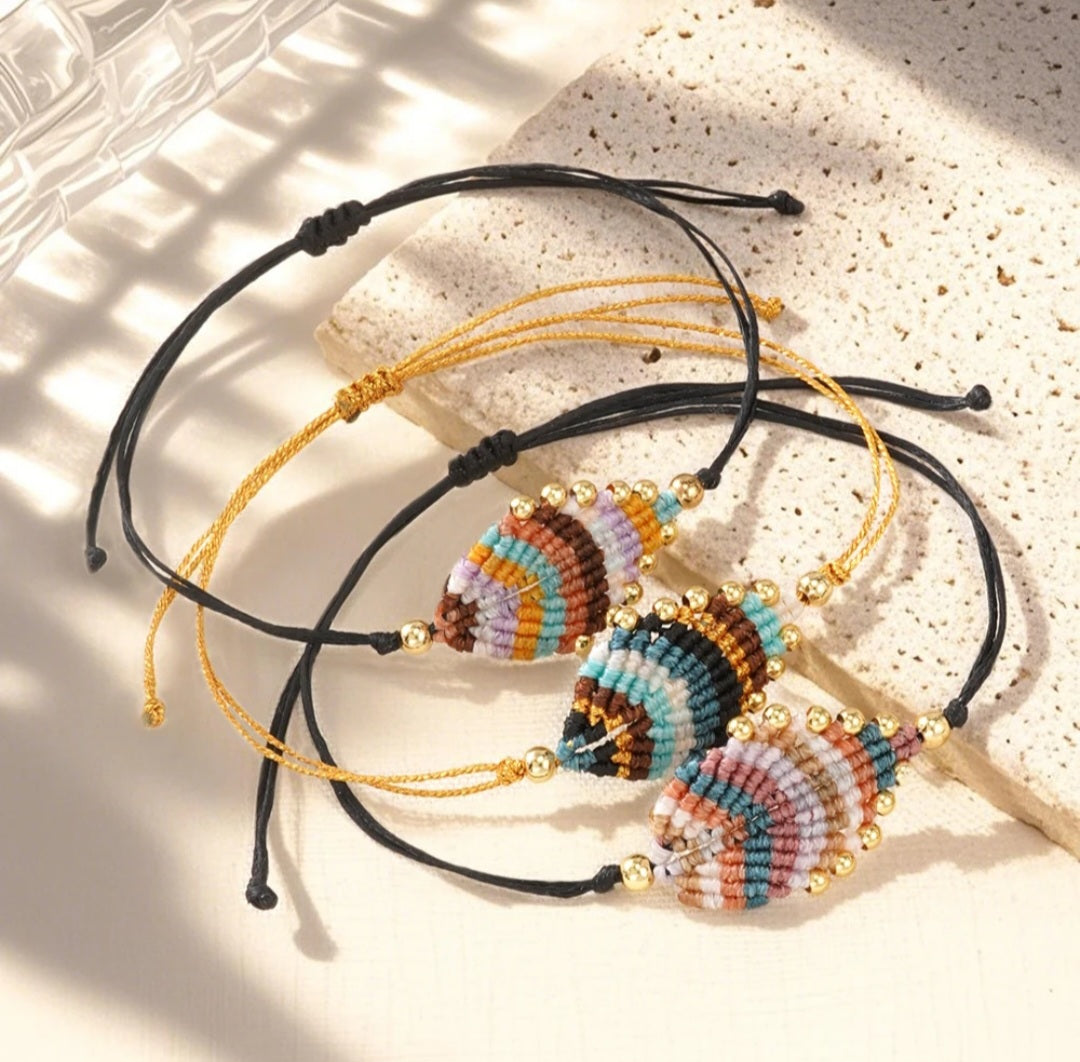 Boho macrame handmade bracelet