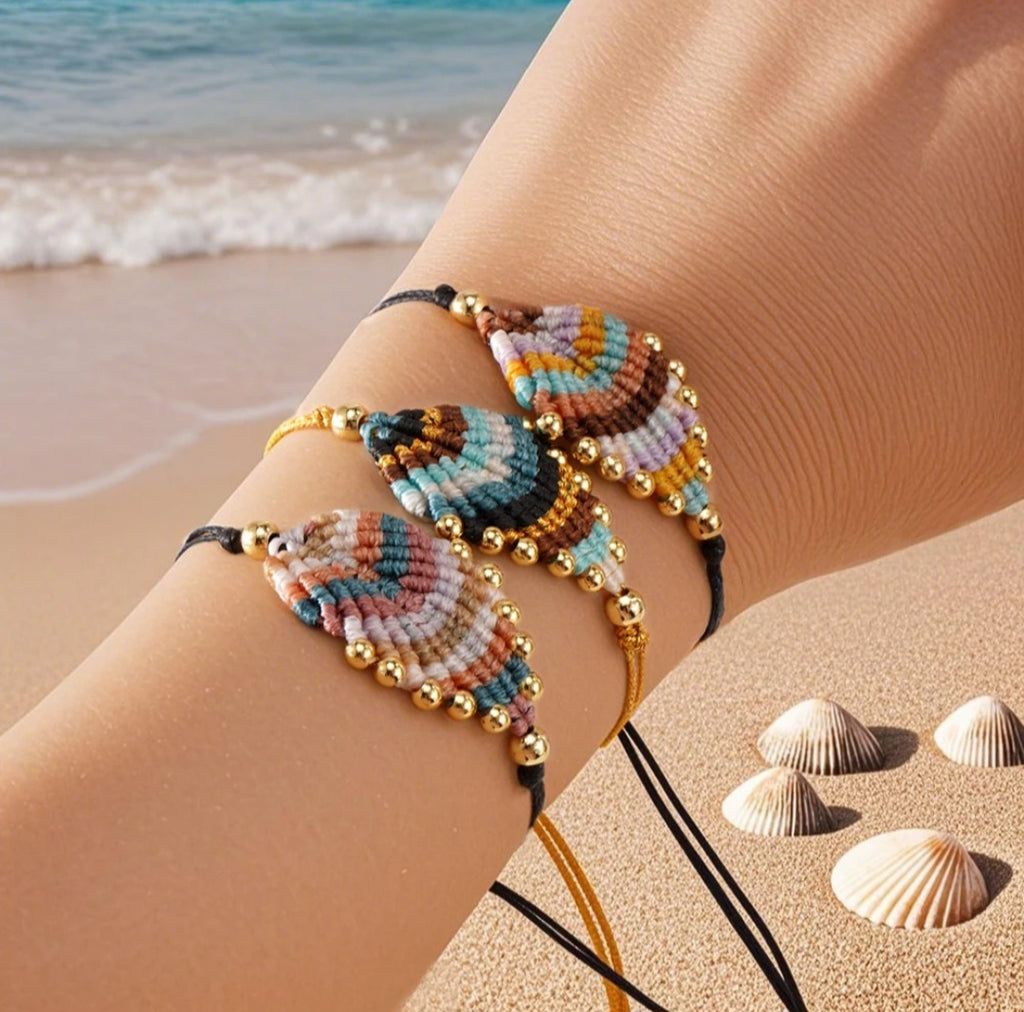 Boho macrame handmade bracelet