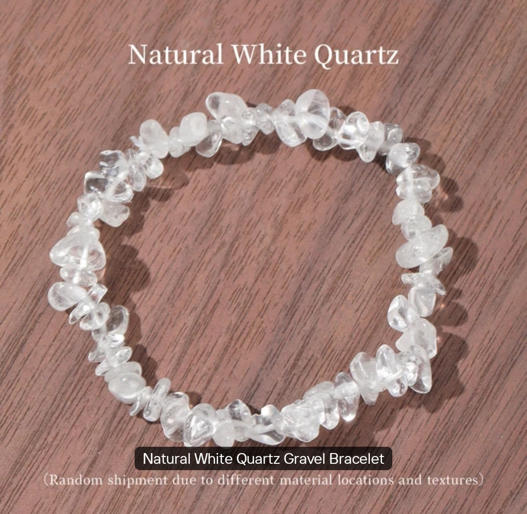 Natural stone chips crystal bracelets