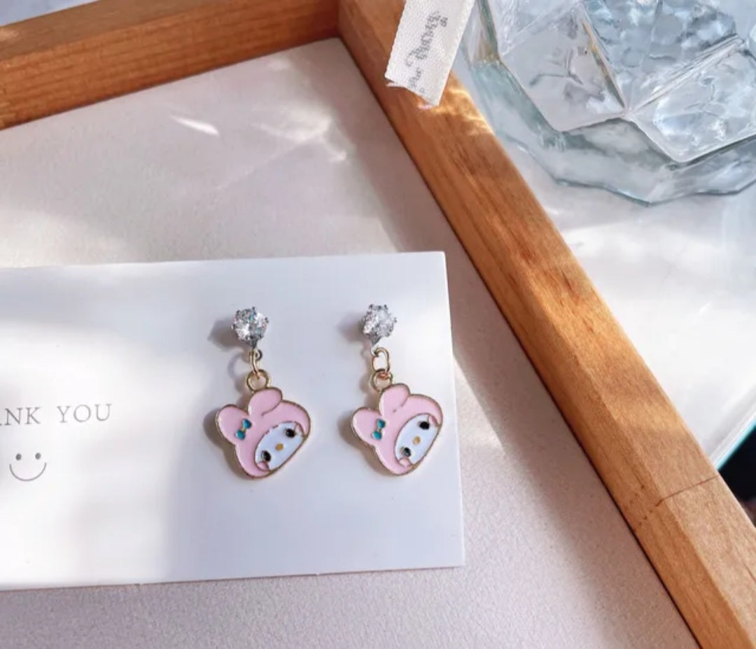 Cute hello kitty earrings