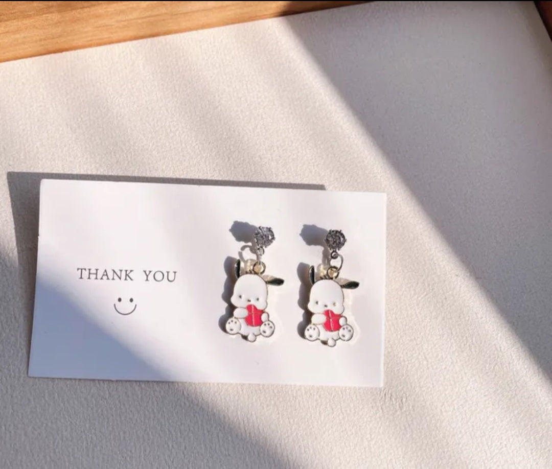 Cute hello kitty earrings