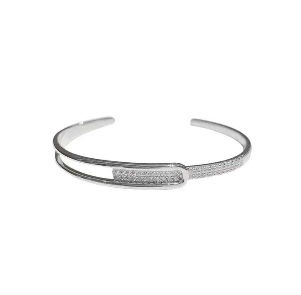 Sterling Silver open-ended bracelet