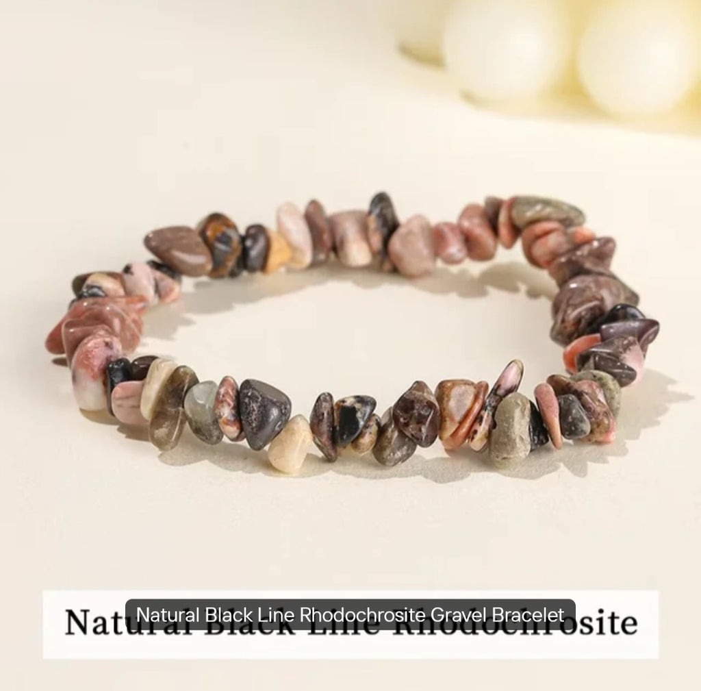 Natural stone chips crystal bracelets