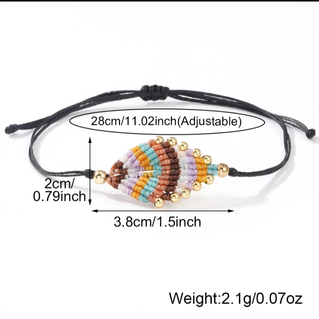 Boho macrame handmade bracelet