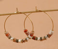 Boho handmade multi-beaded earrings